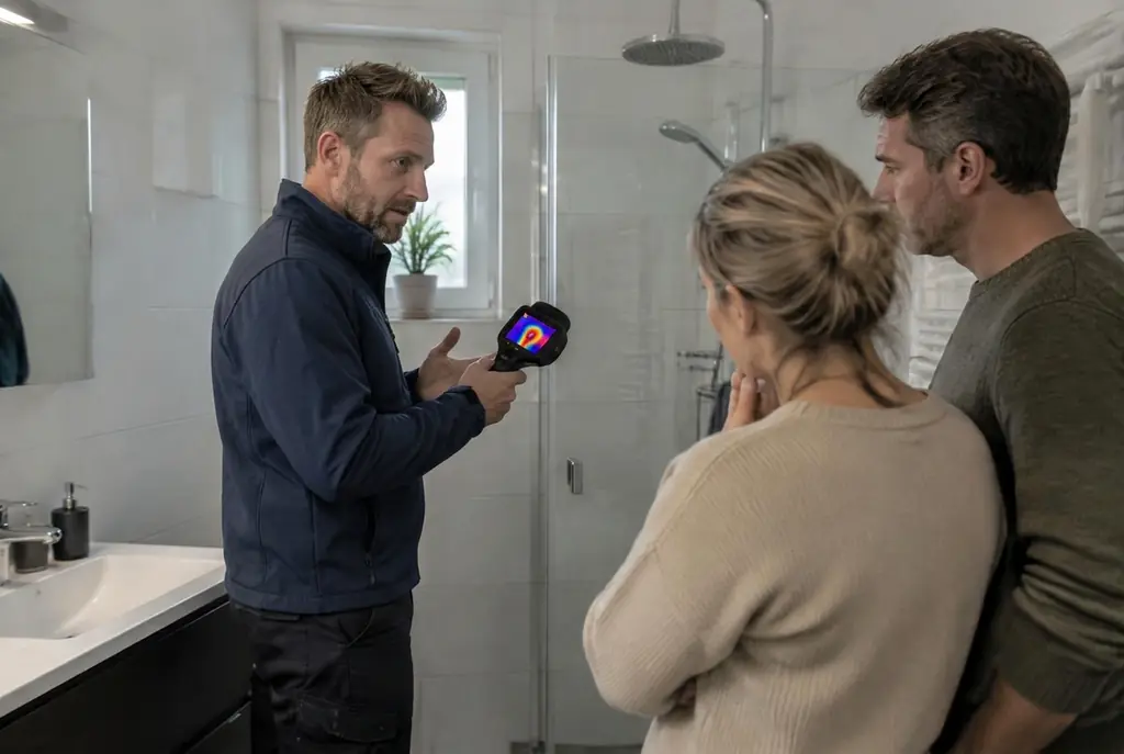 Lekdetectie Kockengen – specialist legt bevindingen uit aan bewoner